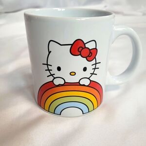 Sanrio Hello Kitty Rainbow Ceramic Mug Coffe Cup 20 Ounce